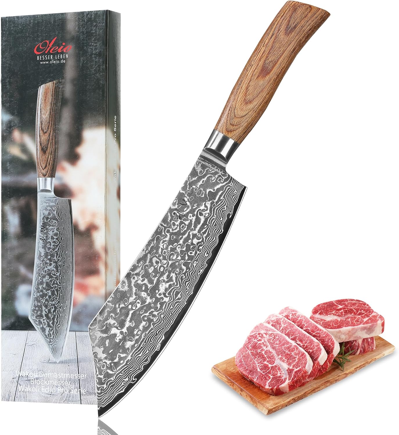 EDIB Pro Peeling Knife, 2.4" VG10 Damascus Blade, Pakkawood Handle | Peeling chef knife for apples, potatoes, citrus and tourné cuts, with close in-hand control for delicate shaping and trimming