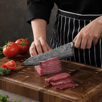 EDIB Pro Peeling Knife, 2.4" VG10 Damascus Blade, Pakkawood Handle | Peeling chef knife for apples, potatoes, citrus and tourné cuts, with close in-hand control for delicate shaping and trimming