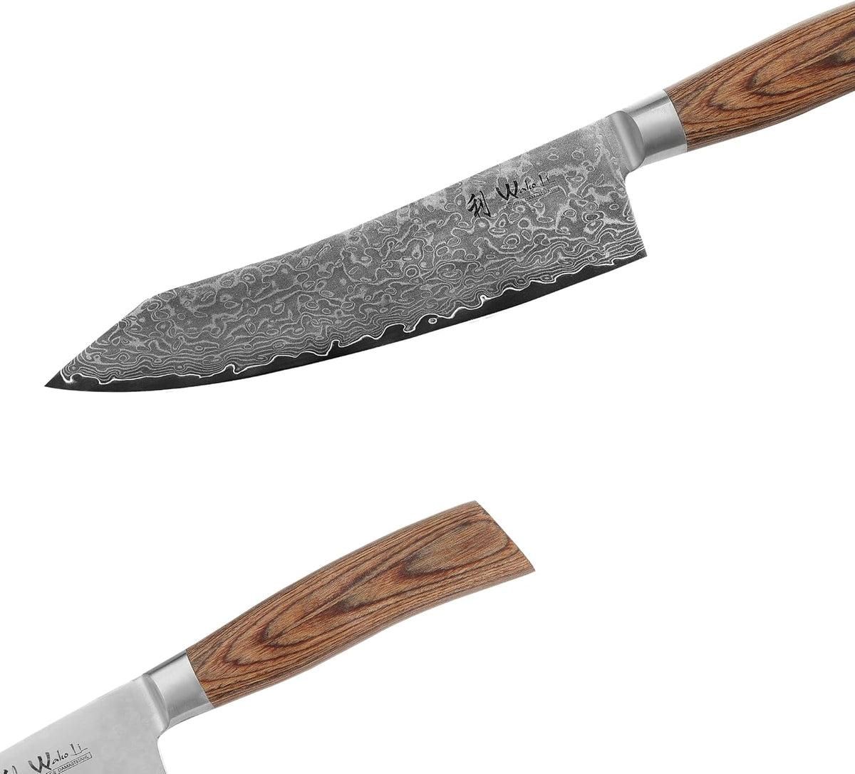 EDIB Pro Peeling Knife, 2.4" VG10 Damascus Blade, Pakkawood Handle | Peeling chef knife for apples, potatoes, citrus and tourné cuts, with close in-hand control for delicate shaping and trimming