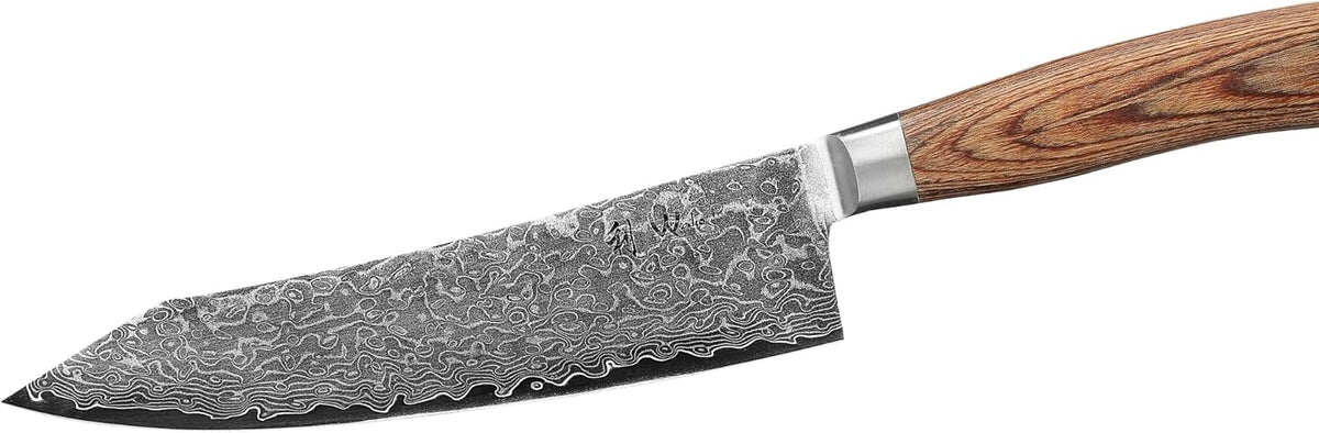 EDIB Pro Peeling Knife, 2.4" VG10 Damascus Blade, Pakkawood Handle | Peeling chef knife for apples, potatoes, citrus and tourné cuts, with close in-hand control for delicate shaping and trimming