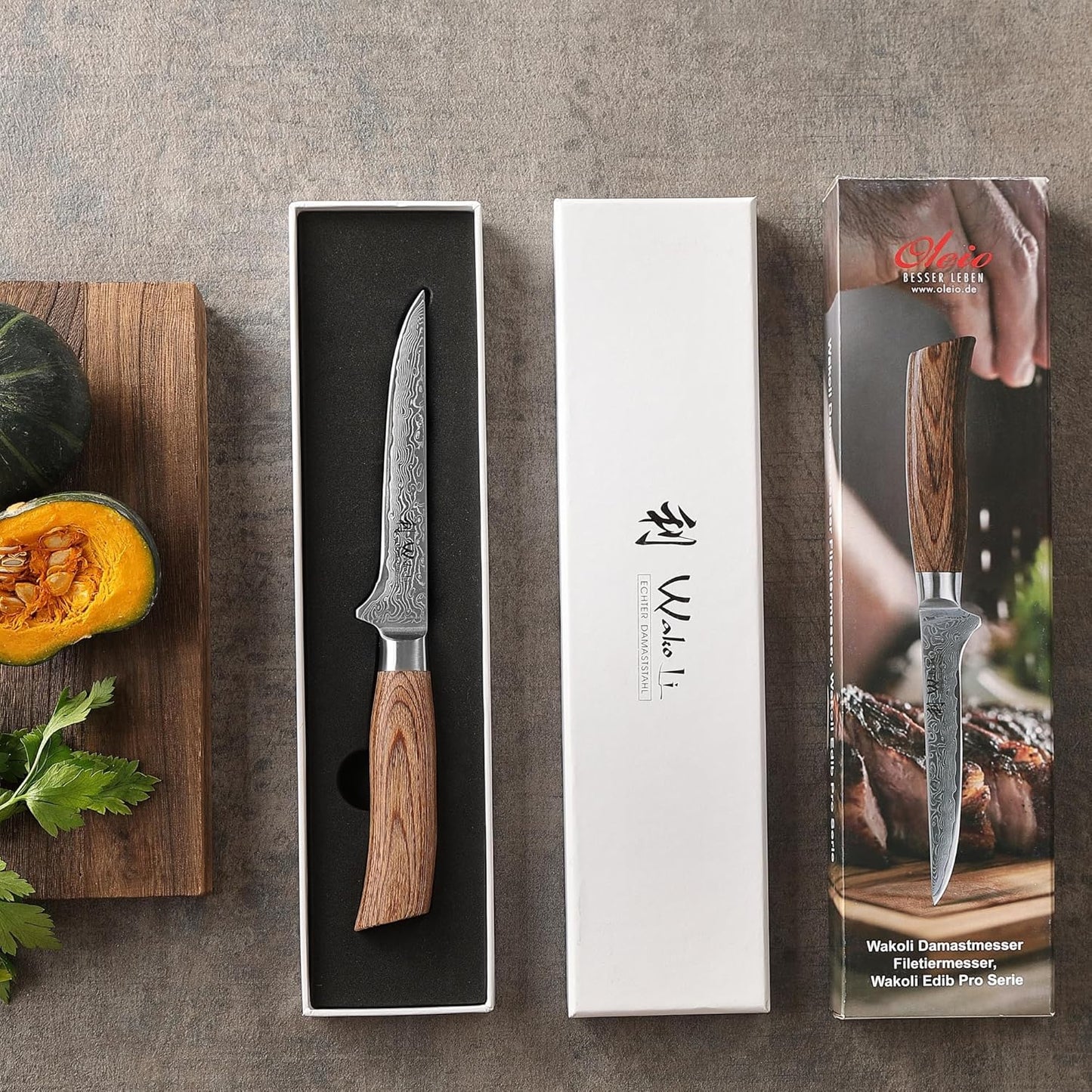 EDIB Pro Peeling Knife, 2.4" VG10 Damascus Blade, Pakkawood Handle | Peeling chef knife for apples, potatoes, citrus and tourné cuts, with close in-hand control for delicate shaping and trimming