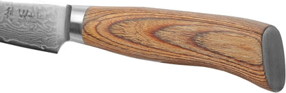 EDIB Pro Peeling Knife, 2.4" VG10 Damascus Blade, Pakkawood Handle | Peeling chef knife for apples, potatoes, citrus and tourné cuts, with close in-hand control for delicate shaping and trimming