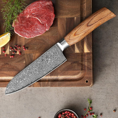 EDIB Pro Peeling Knife, 2.4" VG10 Damascus Blade, Pakkawood Handle | Peeling chef knife for apples, potatoes, citrus and tourné cuts, with close in-hand control for delicate shaping and trimming