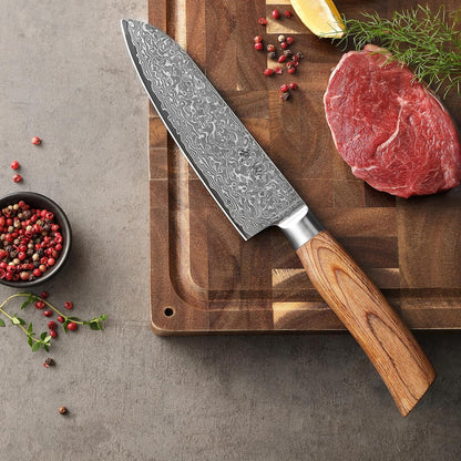 EDIB Pro Peeling Knife, 2.4" VG10 Damascus Blade, Pakkawood Handle | Peeling chef knife for apples, potatoes, citrus and tourné cuts, with close in-hand control for delicate shaping and trimming