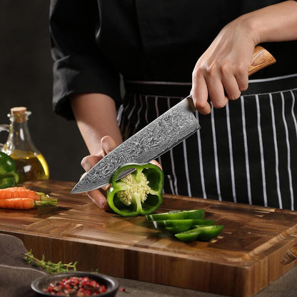 EDIB Pro Peeling Knife, 2.4" VG10 Damascus Blade, Pakkawood Handle | Peeling chef knife for apples, potatoes, citrus and tourné cuts, with close in-hand control for delicate shaping and trimming