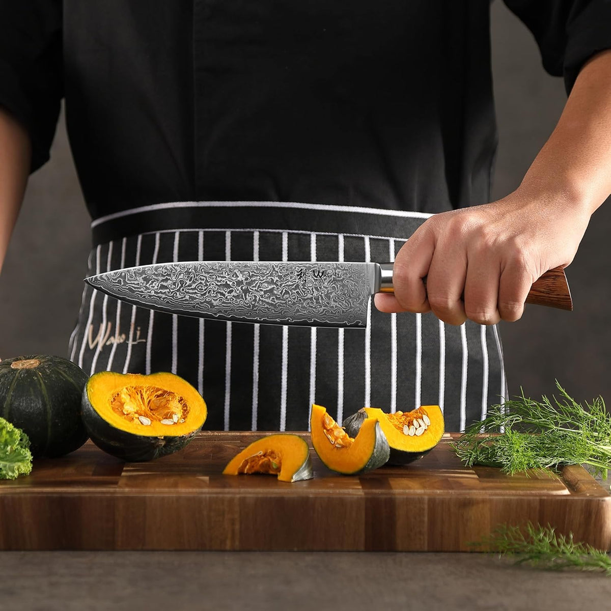 EDIB Pro Peeling Knife, 2.4" VG10 Damascus Blade, Pakkawood Handle | Peeling chef knife for apples, potatoes, citrus and tourné cuts, with close in-hand control for delicate shaping and trimming