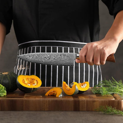 EDIB Pro Peeling Knife, 2.4" VG10 Damascus Blade, Pakkawood Handle | Peeling chef knife for apples, potatoes, citrus and tourné cuts, with close in-hand control for delicate shaping and trimming
