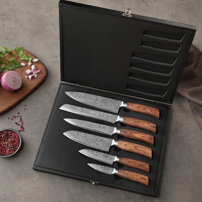 EDIB Pro Peeling Knife, 2.4" VG10 Damascus Blade, Pakkawood Handle | Peeling chef knife for apples, potatoes, citrus and tourné cuts, with close in-hand control for delicate shaping and trimming