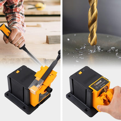 3-in-1 Electric Multi-Functional Sharpener 65W Universal Sharpening Station Grinding Machine for Knives, Drills, Chisels, and Scissors