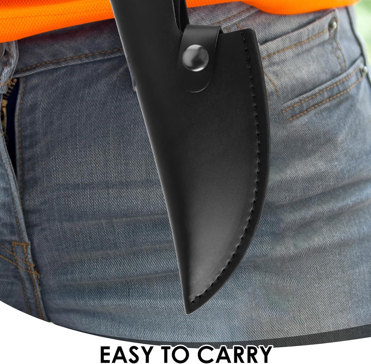6 Inch PU Leather Knife Sheath for Matsato Knives, Universal PU Leather Sheath with Belt Loop for Kitchen Chef and Boning Knives, Suitable for Knives with Blade Lengths of 6in/15.24cm or Less (6in Brown 1pc)
