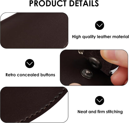 6 Inch PU Leather Knife Sheath for Matsato Knives, Universal PU Leather Sheath with Belt Loop for Kitchen Chef and Boning Knives, Suitable for Knives with Blade Lengths of 6in/15.24cm or Less (6in Brown 1pc)