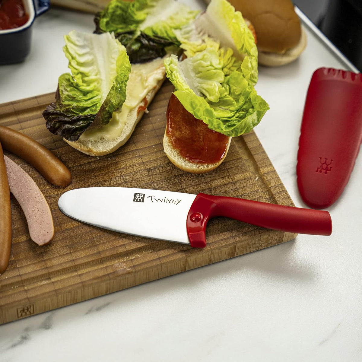 TWINNY Kids Chef’s Knife - Red