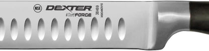 38469, iCut-FORGE® 10" Duo-Edge Slicer, Forged Stainless Steel Blade, Precision Chef’s Slicer for Roasts and Hams, Comfortable Black POM Handle, Commercial-Grade, NSF Certified