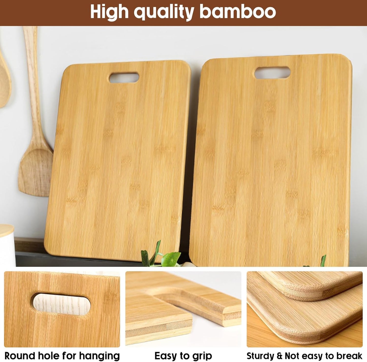 12-Pack Plastic Cutting Boards Reusable Kitchen Chopping Board | 11"x8.6" Food Prep Slicing Mats, Reversible Dishwasher Safe Dinner Tool, Non Porous Charcoal Meat Vegetable Platters