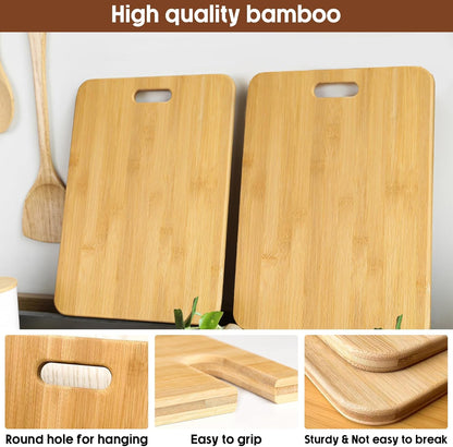 12-Pack Plastic Cutting Boards Reusable Kitchen Chopping Board | 11"x8.6" Food Prep Slicing Mats, Reversible Dishwasher Safe Dinner Tool, Non Porous Charcoal Meat Vegetable Platters
