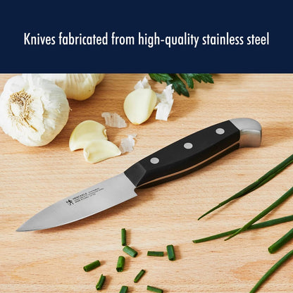 Statement Razor-Sharp 2-pc Knife Set, Santoku Knife 7 Inch, Paring Knife, German Engineered Informed by 100+ Years of Mastery