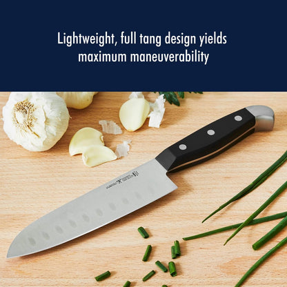 Statement Razor-Sharp 2-pc Knife Set, Santoku Knife 7 Inch, Paring Knife, German Engineered Informed by 100+ Years of Mastery