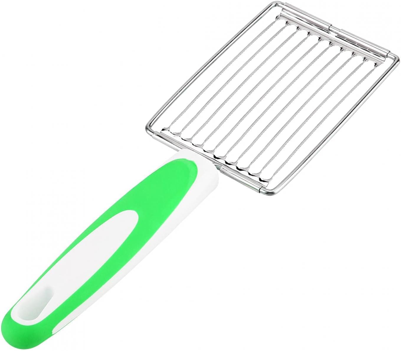 Luncheon Meat Cutter, Boiled Egg Slicer Cutter Stainless Steel Tomato Slicer Cuts 10 Slices for Eggs, Hams, Bananas, Onions for Soft Food and Fruits