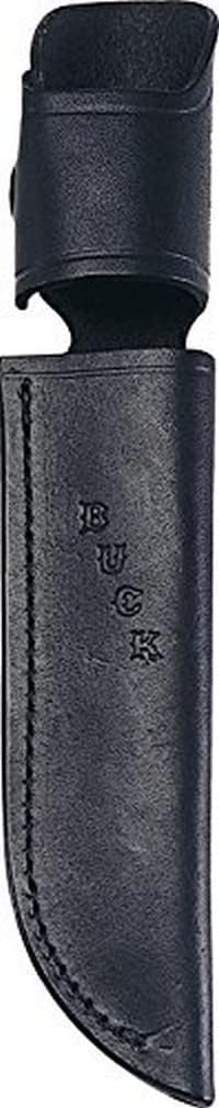 Sheath for 119 Special Knife, Leather Knife Sheath with Belt Loop, Durable Tool Pouch for Hunting Knives, Black Leather, 9-7/8" x 1-3/4"