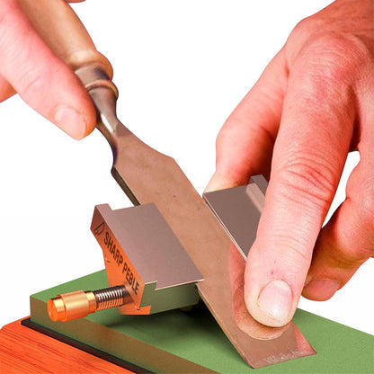 Honing Guide - Chisel & Plane Sharpening Jig - Fits Chisels 0.25' to 1.96', Fits Planer Blades 1.41' to 3.22'