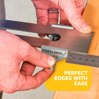 Honing Guide - Chisel & Plane Sharpening Jig - Fits Chisels 0.25' to 1.96', Fits Planer Blades 1.41' to 3.22'