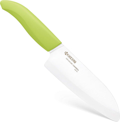Revolution 2-Pc Ceramic Knife Set: 5.5” Santoku & 4.5” Utility | Revolution Ceramic Knife Duo: 5.5” Santoku & 4.5” Utility Blades for Precise Slicing, Trimming, and Daily Meal Prep