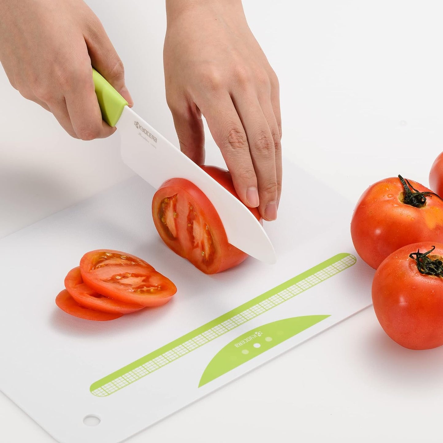 Revolution 2-Pc Ceramic Knife Set: 5.5” Santoku & 4.5” Utility | Revolution Ceramic Knife Duo: 5.5” Santoku & 4.5” Utility Blades for Precise Slicing, Trimming, and Daily Meal Prep