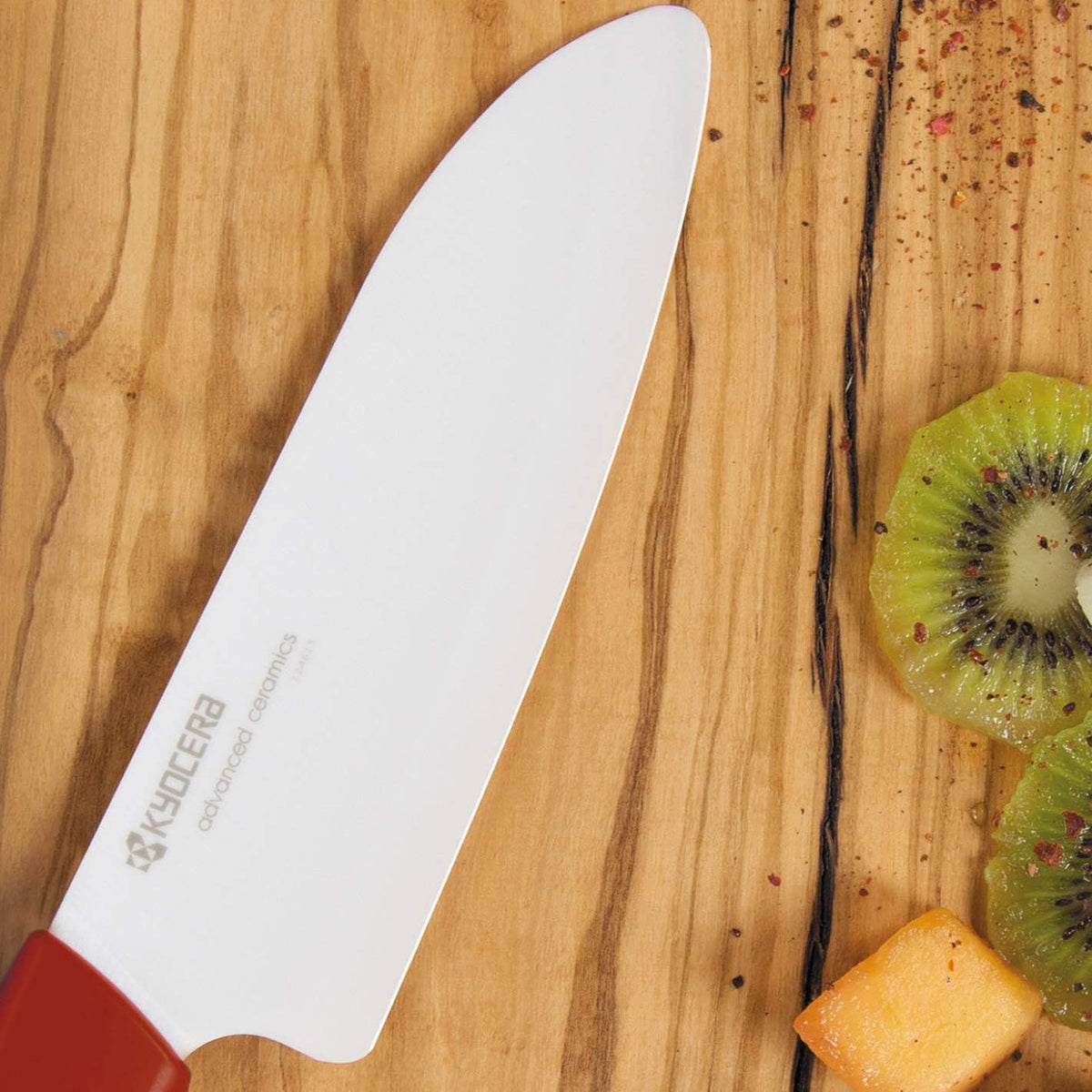 Revolution 2-Pc Ceramic Knife Set: 5.5” Santoku & 4.5” Utility | Revolution Ceramic Knife Duo: 5.5” Santoku & 4.5” Utility Blades for Precise Slicing, Trimming, and Daily Meal Prep