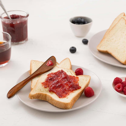 4Pcs Wooden Butter Knife 6 Inch Jelly Cheese Spreaders Sandwich Spreaders Condiment Knive Wooden Mini Spatulas for Kitchen
