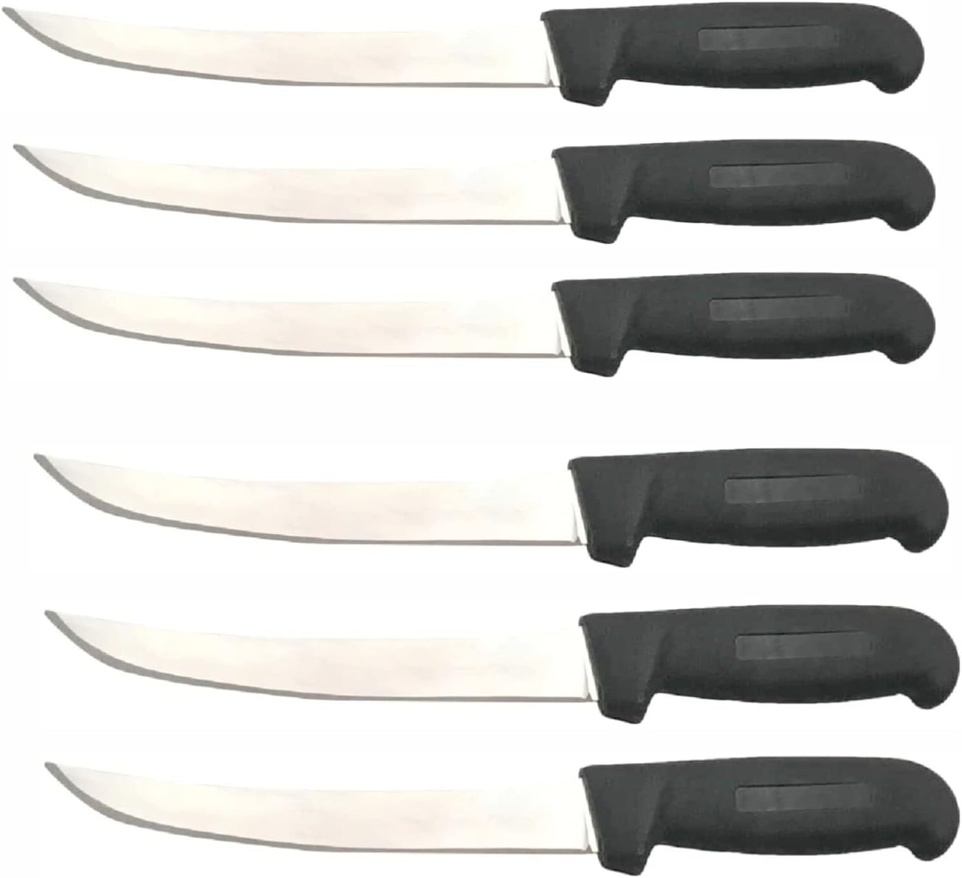 Boning Knife - 6.5 in. Blade - Curved, Stiff - Black Fibrox Handle (3 Pack - 6.5 in. Boning)