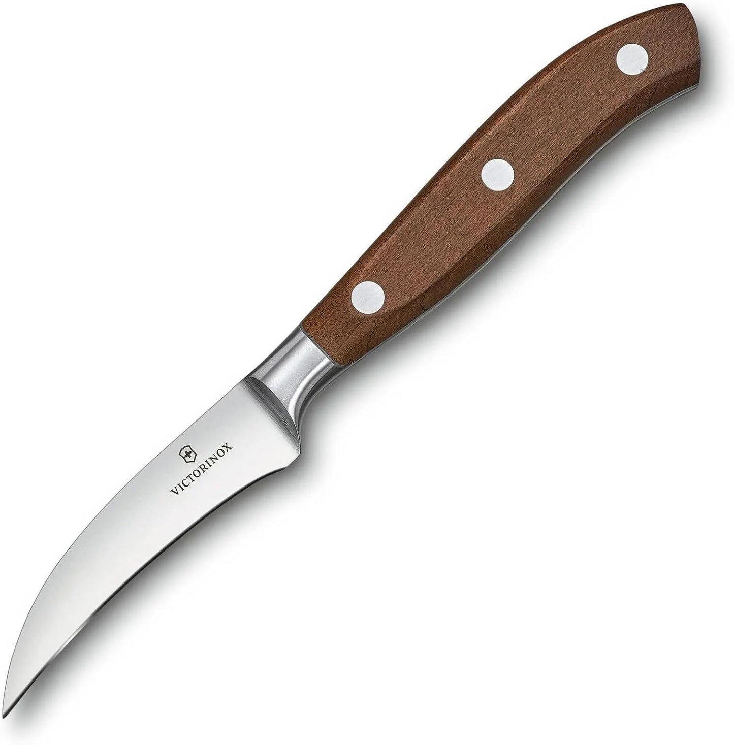Grand Maitre Paring Knife - 4 Inch Forged Stainless Steel Blade | Professional kitchen knife with ergonomic maple wood handle for precision cutting, peeling, and dicing fruit or vegetables