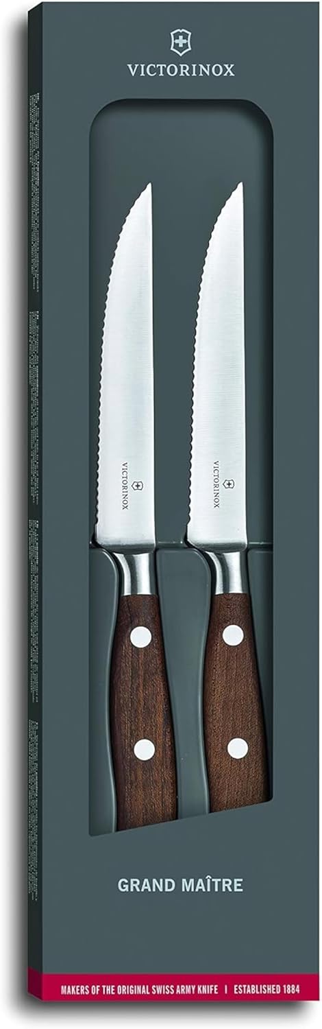 Grand Maitre Paring Knife - 4 Inch Forged Stainless Steel Blade | Professional kitchen knife with ergonomic maple wood handle for precision cutting, peeling, and dicing fruit or vegetables
