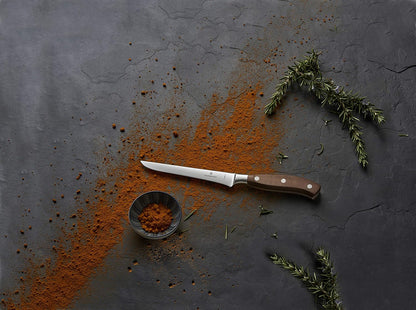 Grand Maitre Paring Knife - 4 Inch Forged Stainless Steel Blade | Professional kitchen knife with ergonomic maple wood handle for precision cutting, peeling, and dicing fruit or vegetables