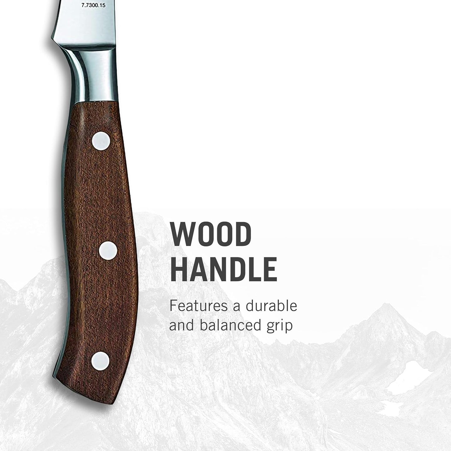 Grand Maitre Paring Knife - 4 Inch Forged Stainless Steel Blade | Professional kitchen knife with ergonomic maple wood handle for precision cutting, peeling, and dicing fruit or vegetables