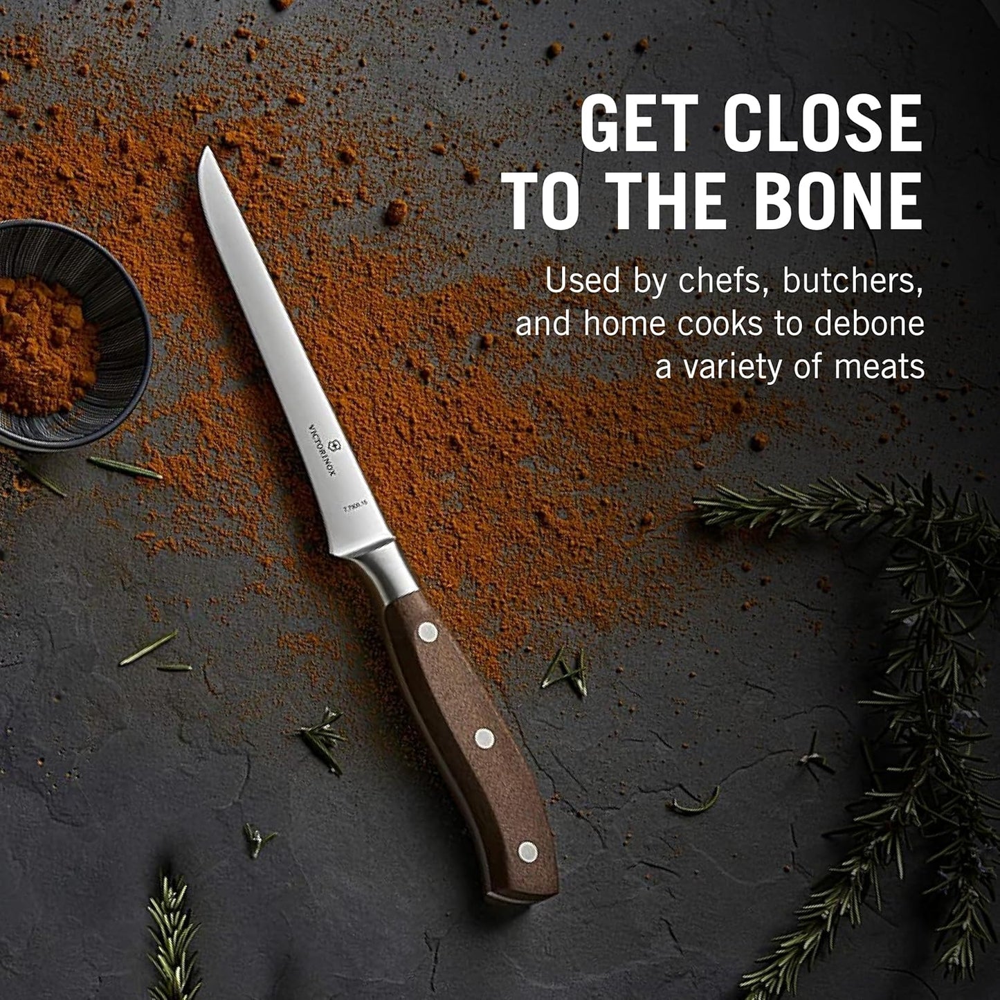 Grand Maitre Paring Knife - 4 Inch Forged Stainless Steel Blade | Professional kitchen knife with ergonomic maple wood handle for precision cutting, peeling, and dicing fruit or vegetables