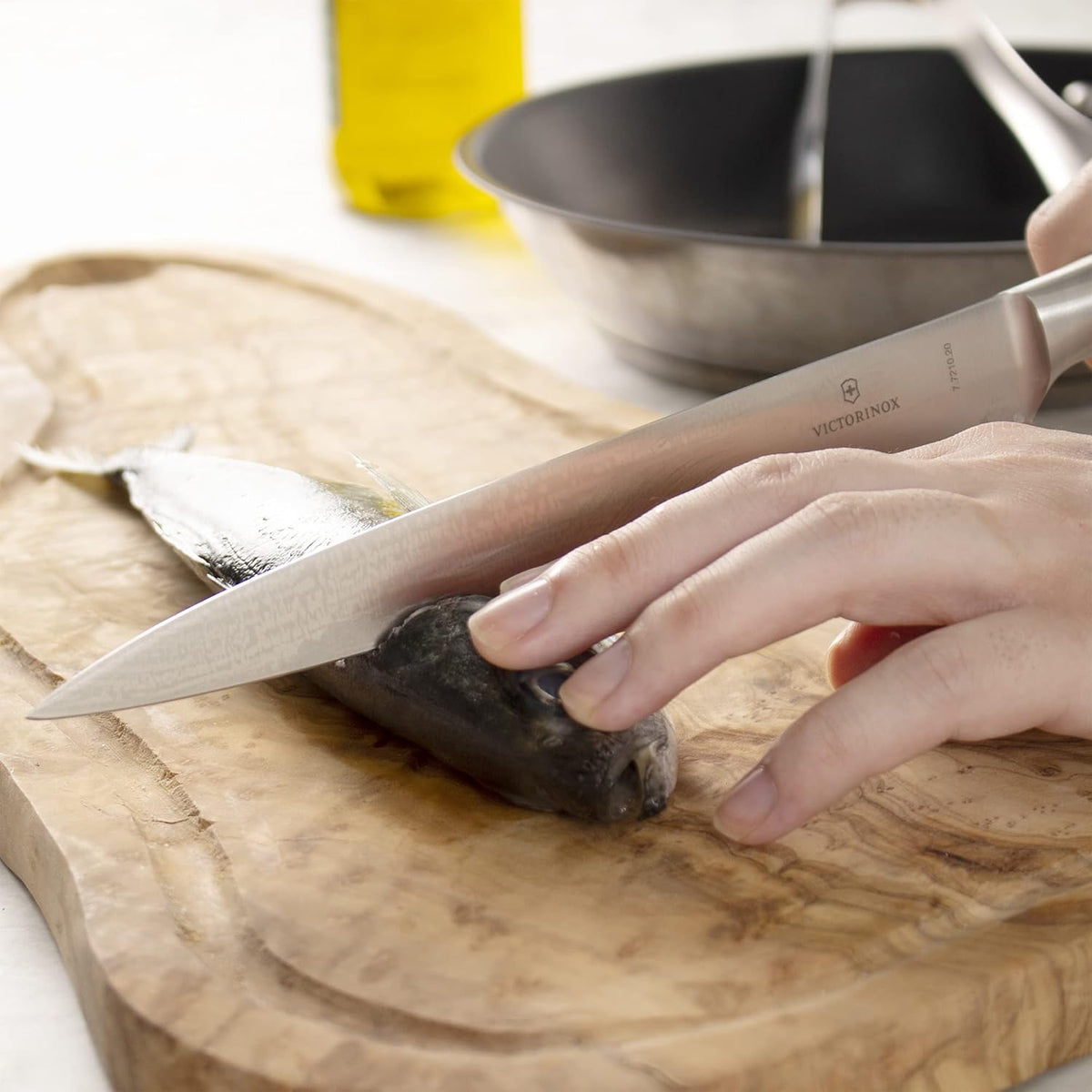 Grand Maitre Paring Knife - 4 Inch Forged Stainless Steel Blade | Professional kitchen knife with ergonomic maple wood handle for precision cutting, peeling, and dicing fruit or vegetables