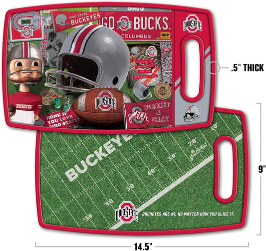 NCAA Retro Series Cutting Board - Colors B
