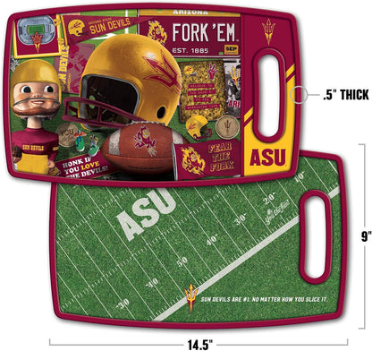 NCAA Retro Series Cutting Board - Colors B