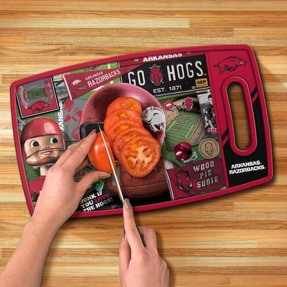 NCAA Retro Series Cutting Board - Colors B