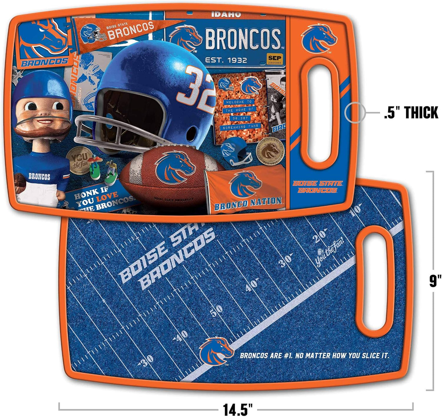 NCAA Retro Series Cutting Board - Colors B
