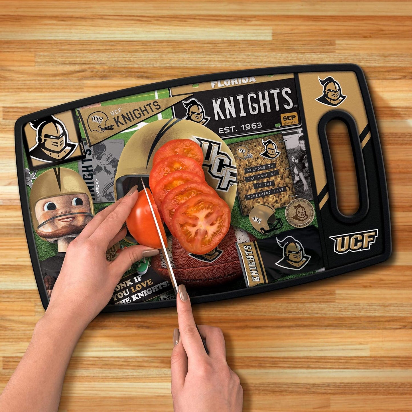 NCAA Retro Series Cutting Board - Colors B