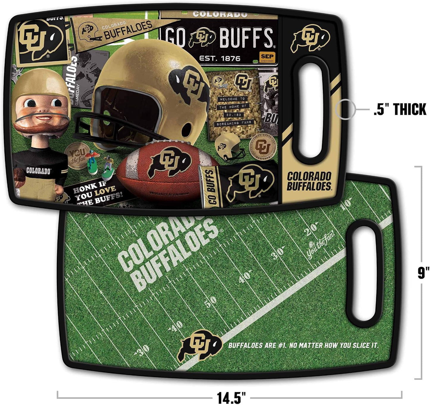 NCAA Retro Series Cutting Board - Colors B