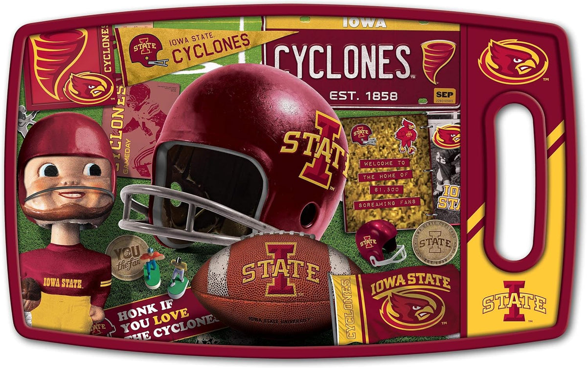 NCAA Retro Series Cutting Board - Colors B