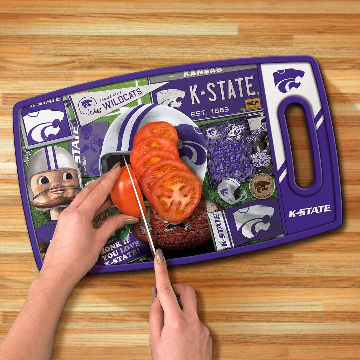 NCAA Retro Series Cutting Board - Colors B