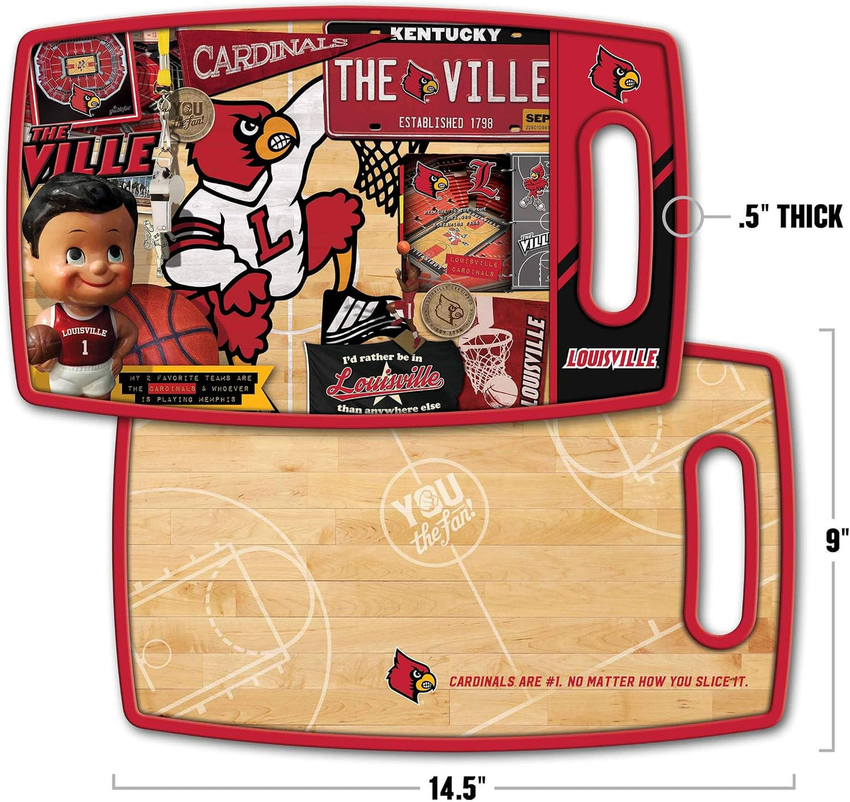 NCAA Retro Series Cutting Board - Colors B