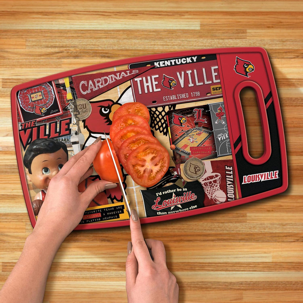 NCAA Retro Series Cutting Board - Colors B