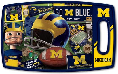 NCAA Retro Series Cutting Board - Colors B