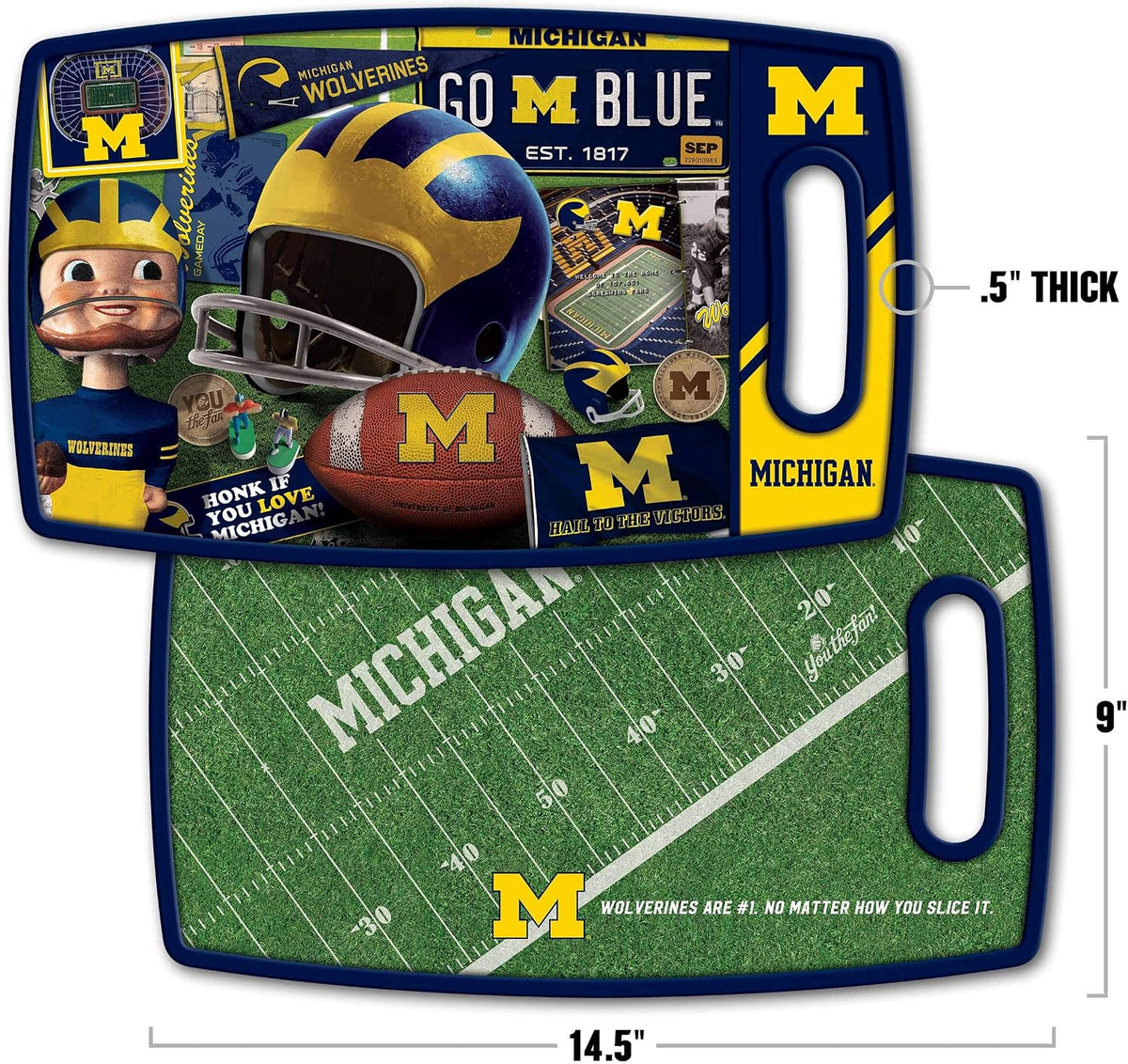 NCAA Retro Series Cutting Board - Colors B