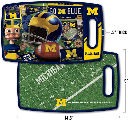 NCAA Retro Series Cutting Board - Colors B