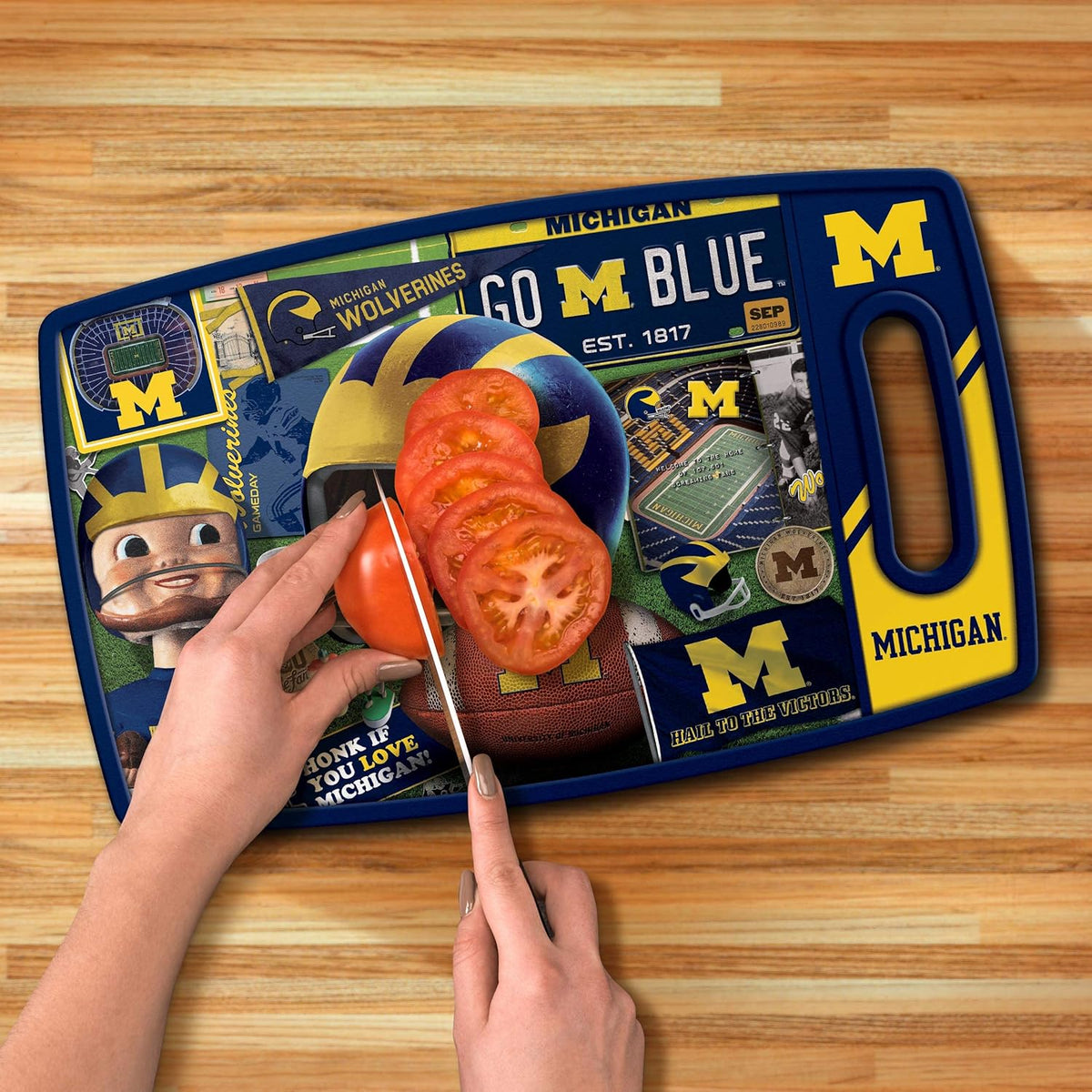 NCAA Retro Series Cutting Board - Colors B